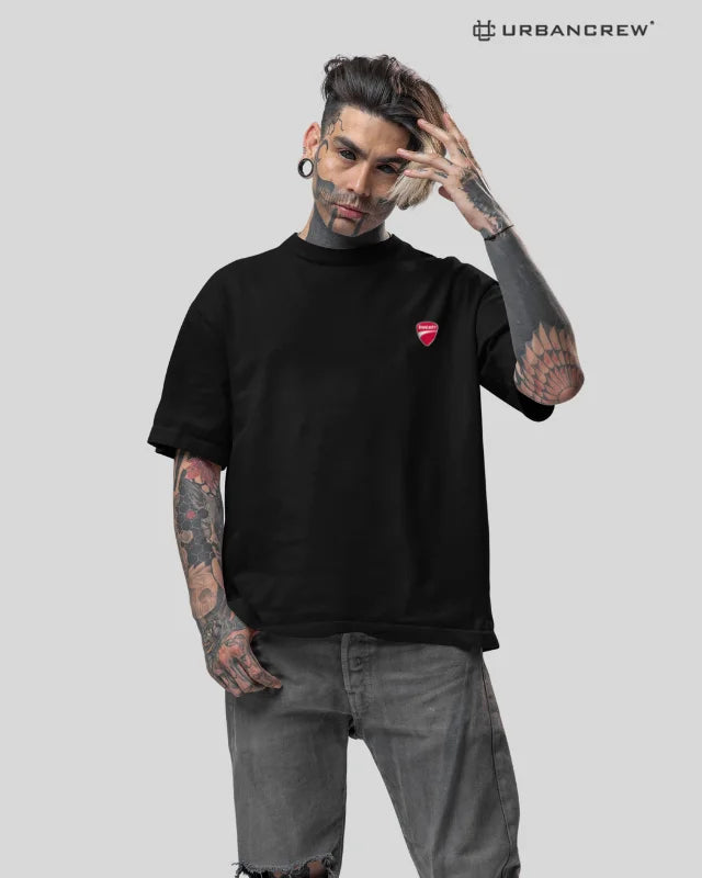 Ducati Corse: Ducati Bike Print Oversized T-Shirt