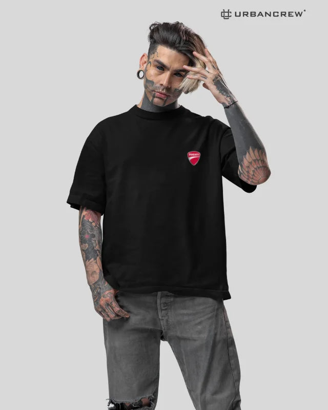 Ducati: Diavel Bike Print Oversized T-Shirt