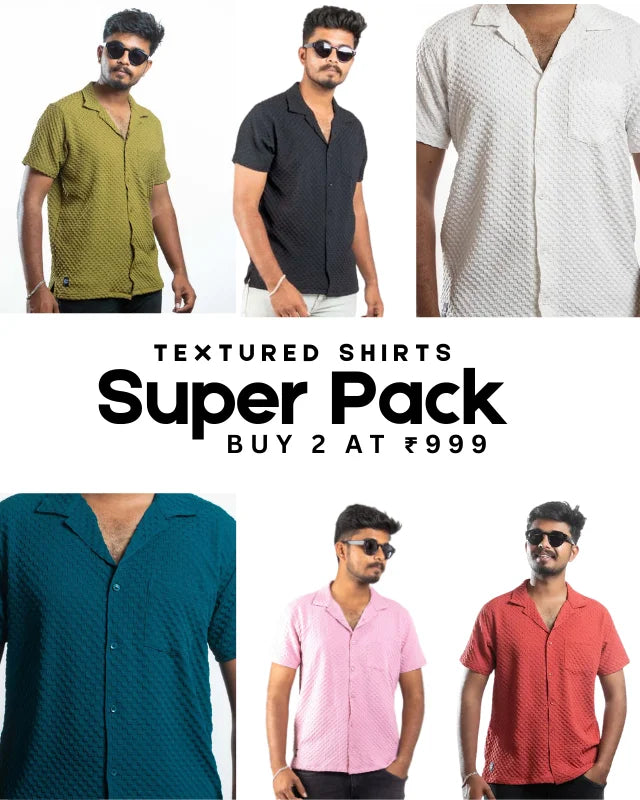 Pick Any 2 - Textured Shirts Combo