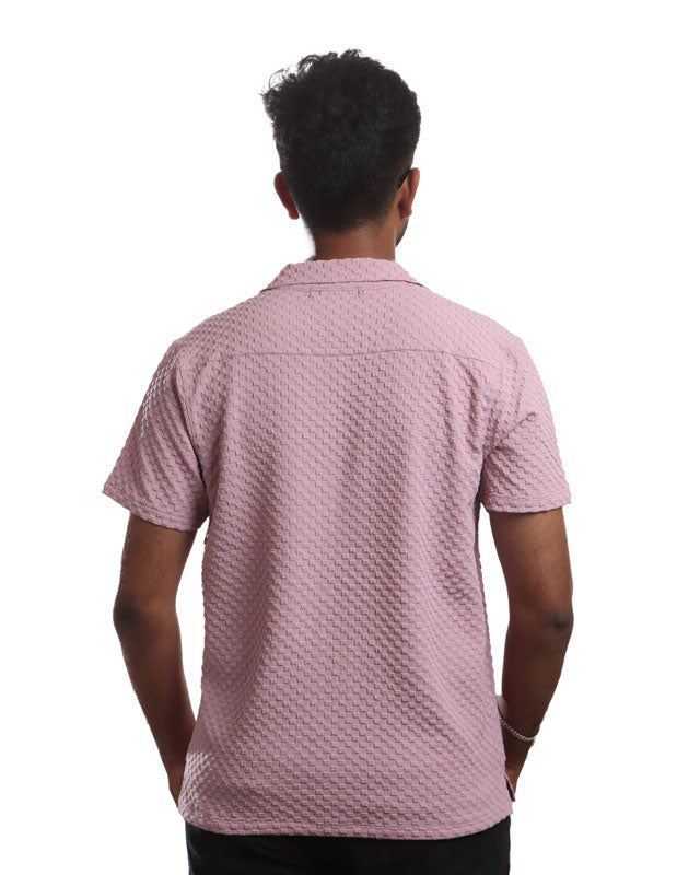 Light Pink Textured Shirt