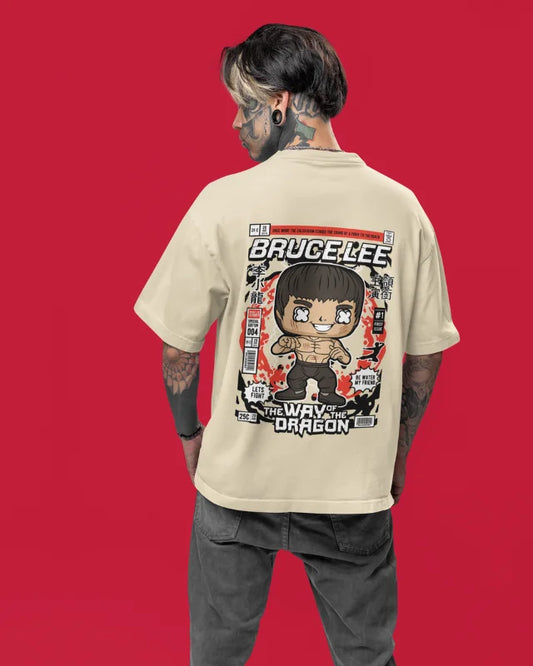 Bruce Lee: Printed Oversized T-Shirt