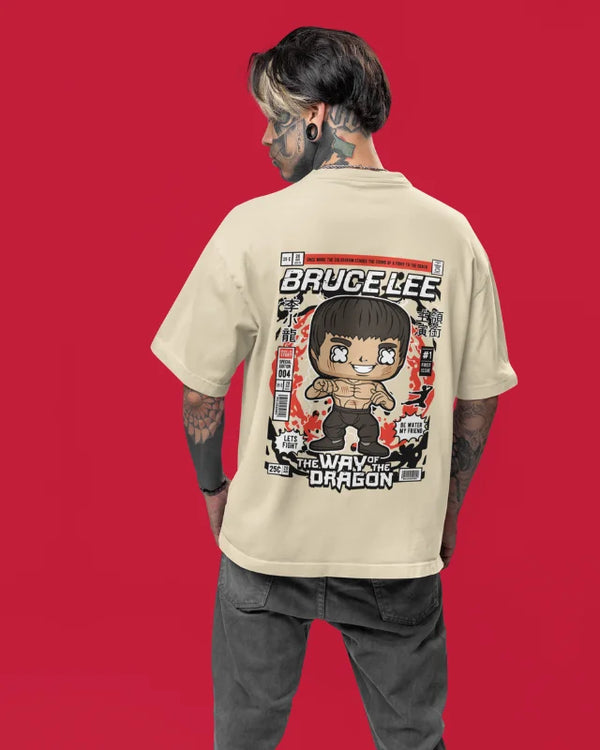 Bruce Lee: Printed Oversized T-Shirt