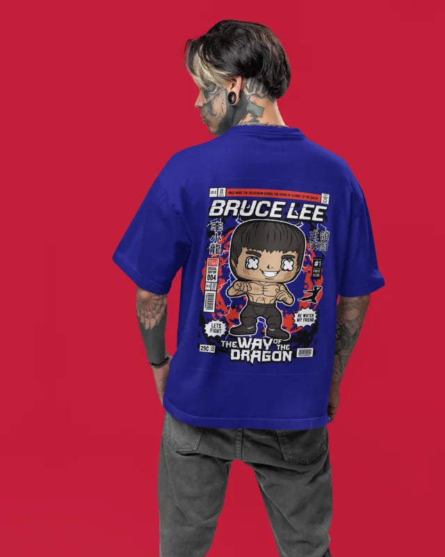 Bruce Lee: Printed Oversized T-Shirt