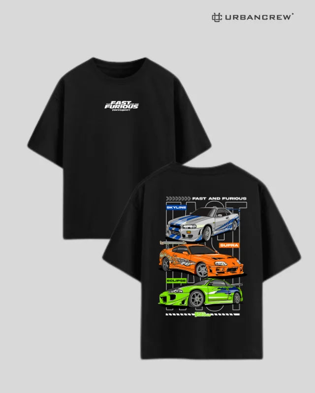 FF: Skyline, Supra & Eclipse Oversized T-Shirt