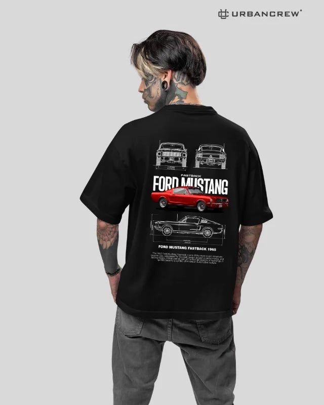 Ford: Mustang Fastback Oversized T-Shirt